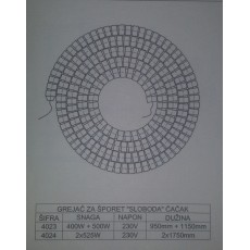 Grejač za šporet SLOBODA ČAČAK perla 400W+500W